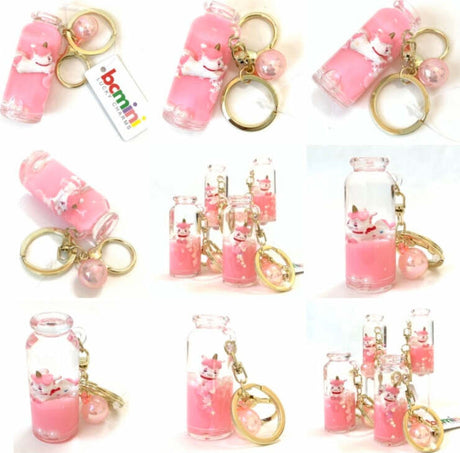 Unicorn Love Floaty Key Charm 