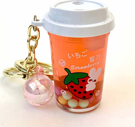 Fruit Boba Floaty Key Charm 
