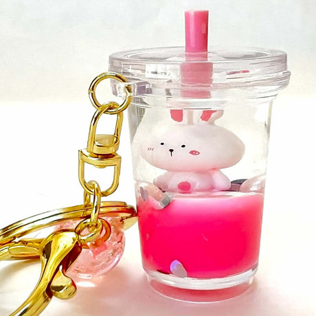 Zoo Animal Boba Floaty Key Charm 