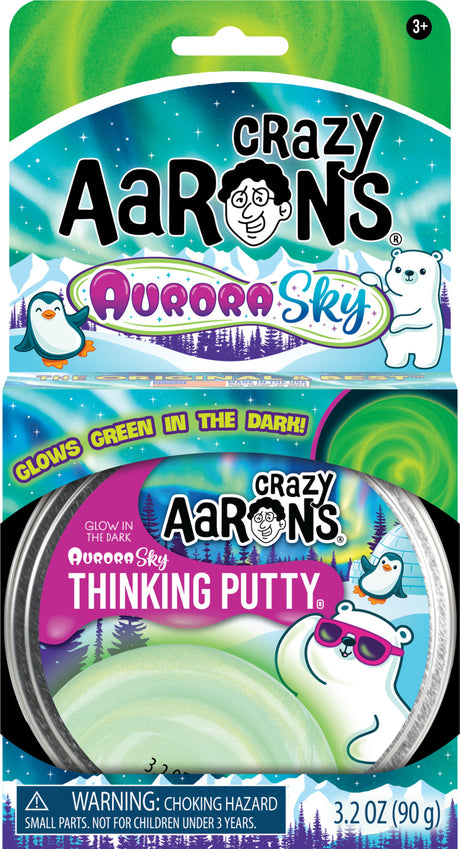 Aurora Sky - Full Size 4" Thinking Putty Tin