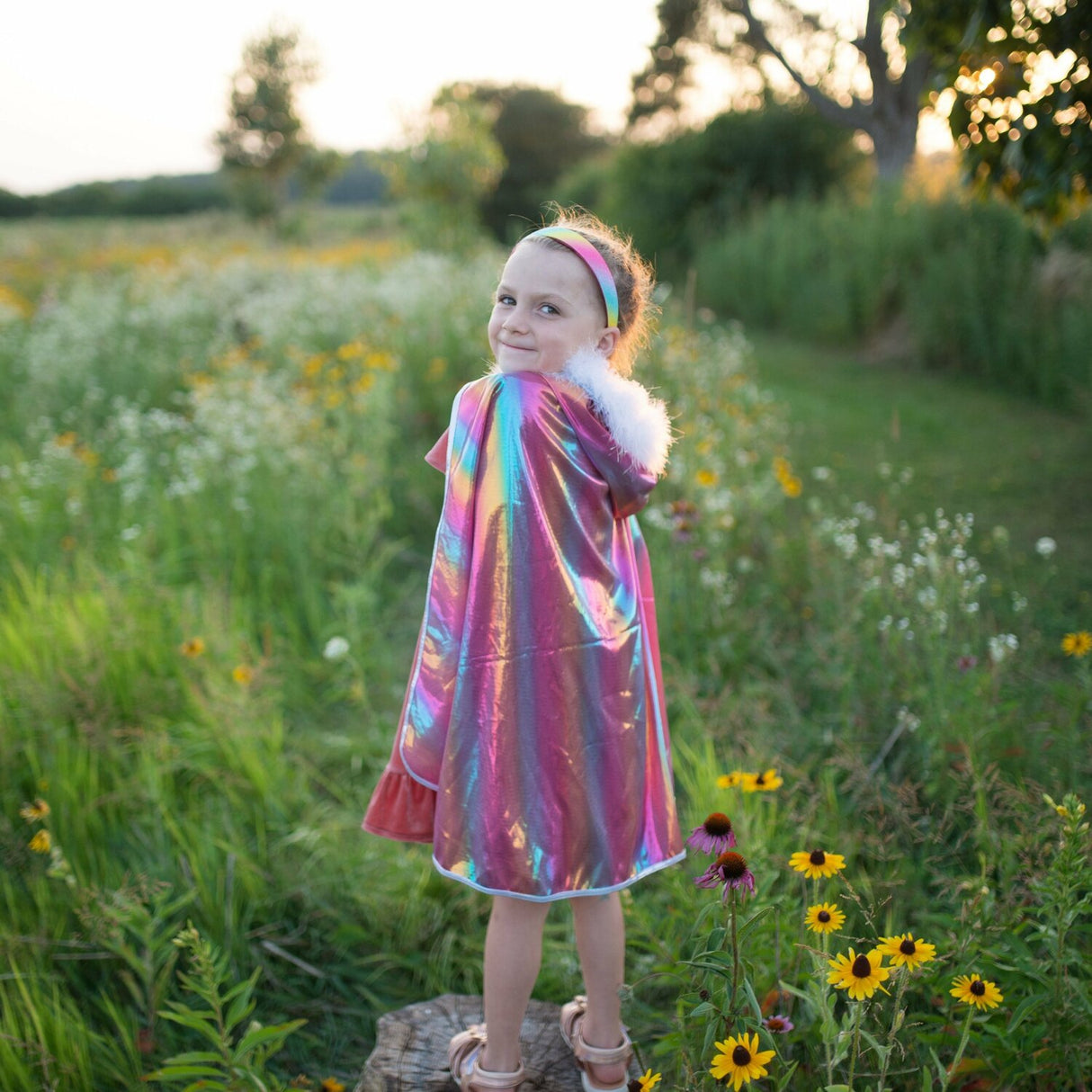 Rainbow Princess Cape  Great Pretenders USA