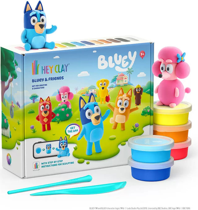 Hey Clay Bluey and Friends