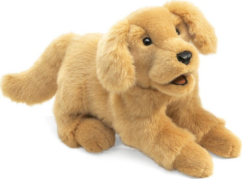 Golden Retriever Puppy Hand Puppet – Geppetto's Toys
