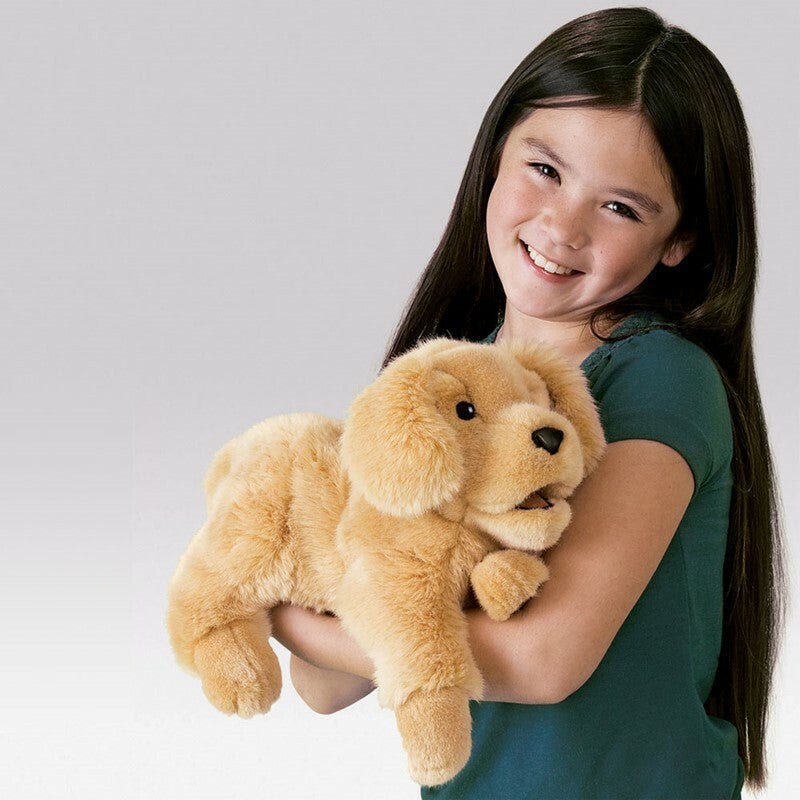Golden Retriever Puppy Hand Puppet – Geppetto's Toys