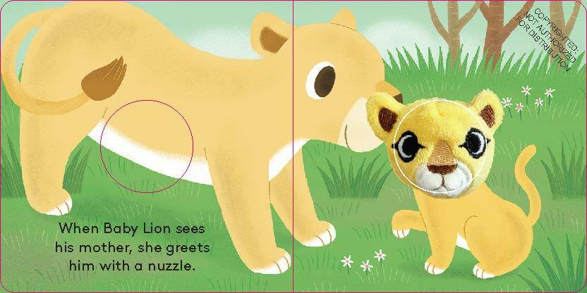 Baby Lion: Finger Puppet Book