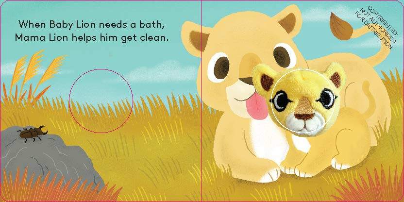 Baby Lion: Finger Puppet Book