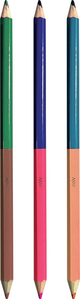 2 Of A Kind Double-Ended Colored Pencils - Set of 12