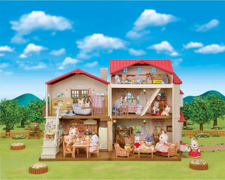 Calico Critters Red Roof Country Home Gift Set-Secret Attic Playroom