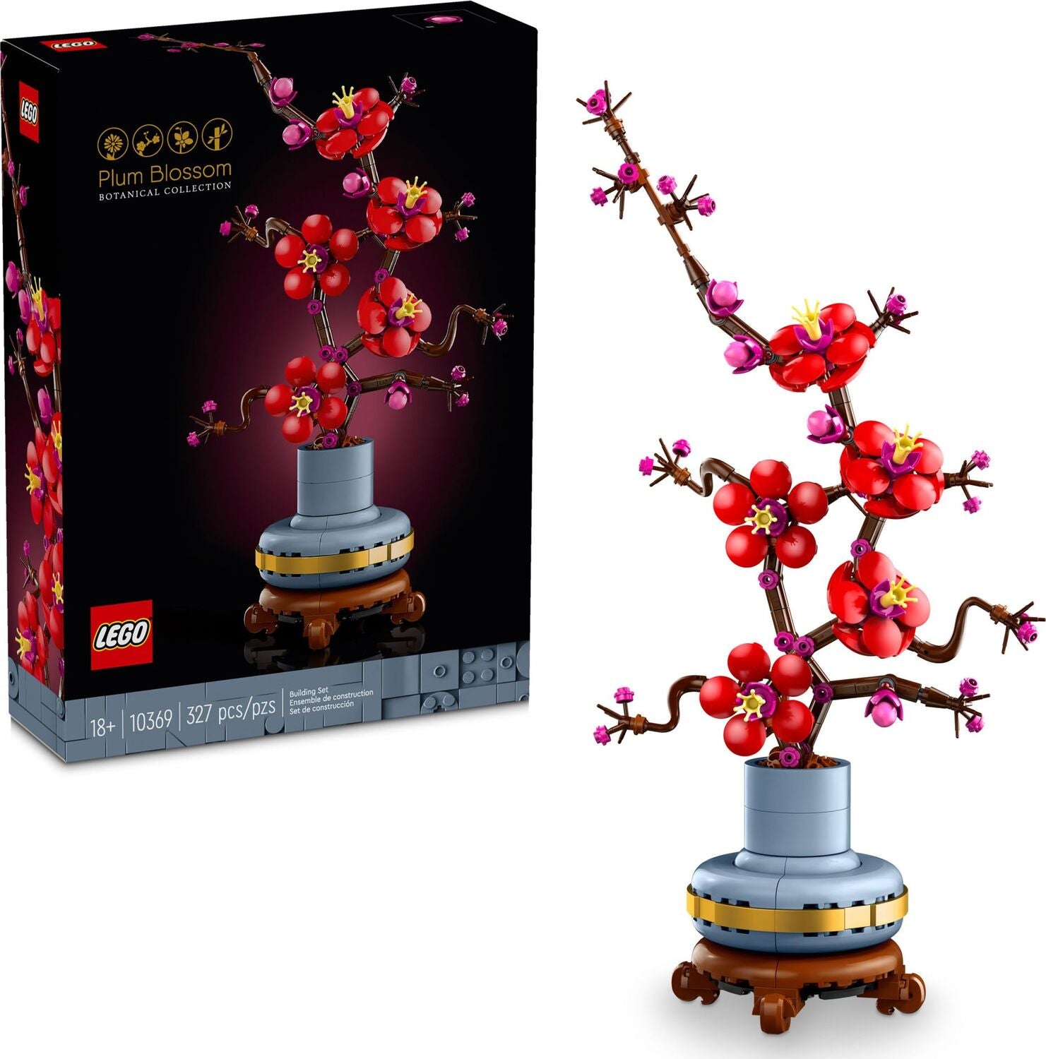 凛花 LEGO Botanicals: Plum Blossom – Geppetto's Toys
