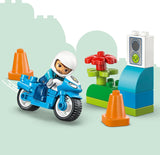 LEGO DUPLO Town: Blue Police Motorcycle