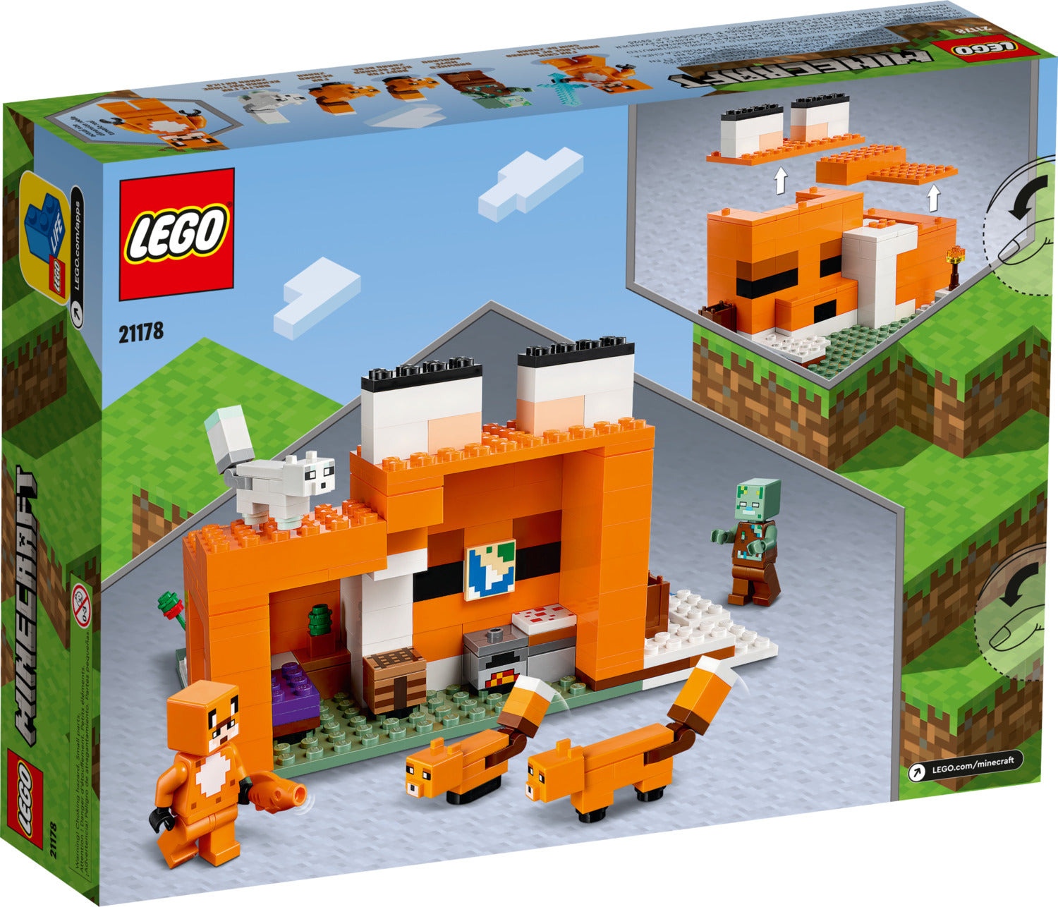 LEGO Minecraft: The Fox Lodge – Geppetto's Toys