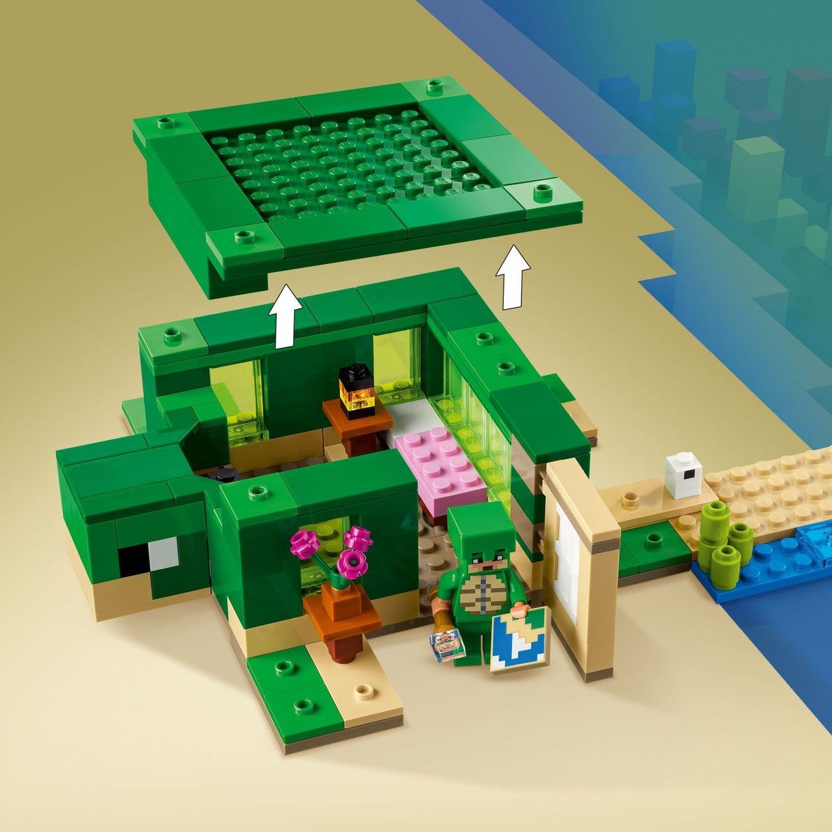 LEGO® Minecraft® The Turtle Beach House