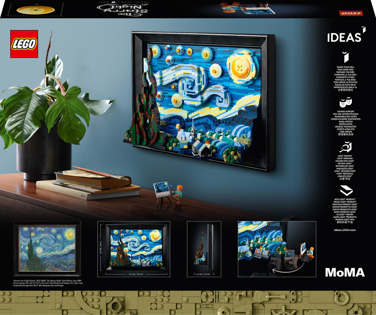 LEGO Ideas Vincent van Gogh - The Starry Night