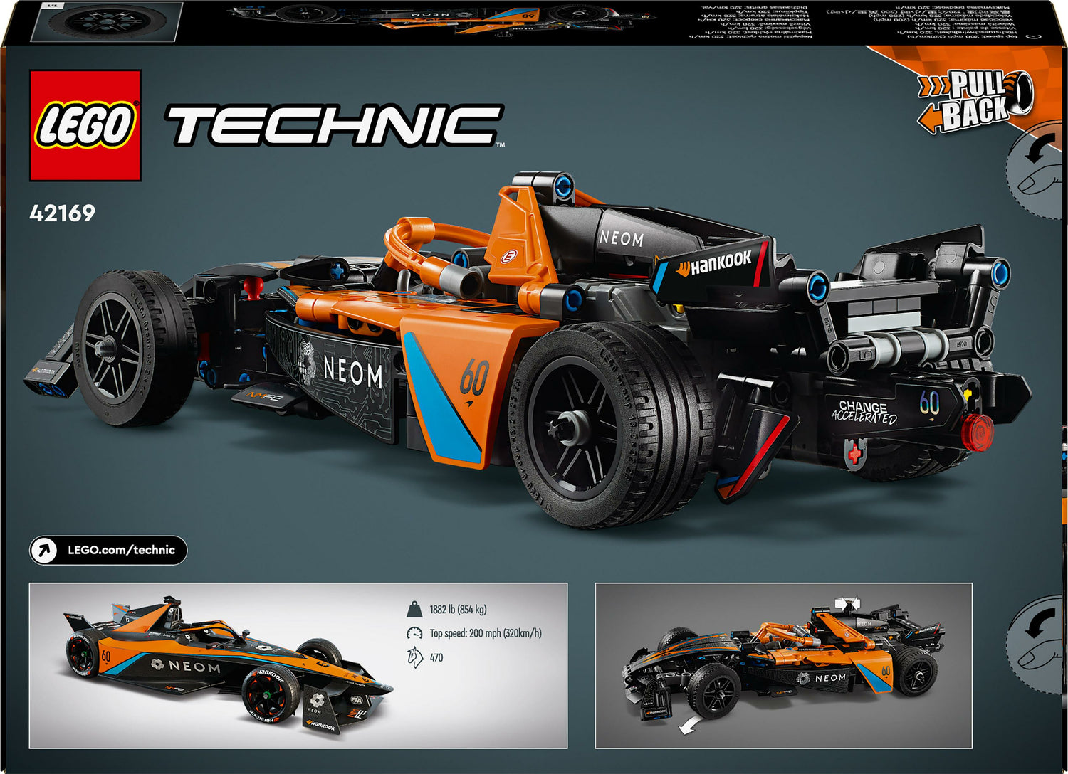 LEGO Technic NEOM McLaren Formula E Race Car – Geppetto's Toys