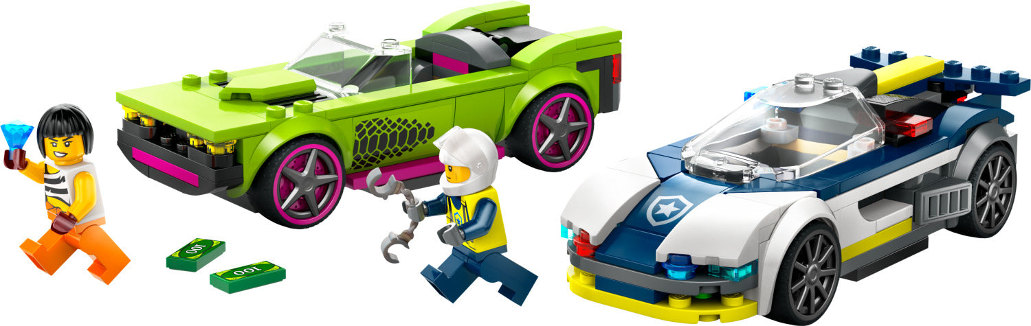 LEGO® City Police: Police Car and Muscle Car Chase – Geppetto's Toys