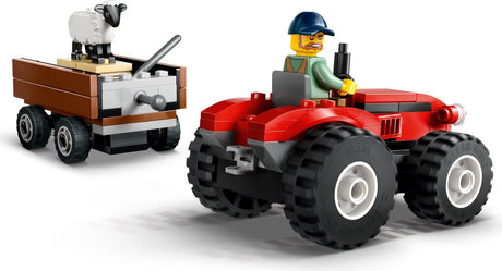 LEGO City Great Vehicles: Red Farm Tractor with Trailer & Sheep