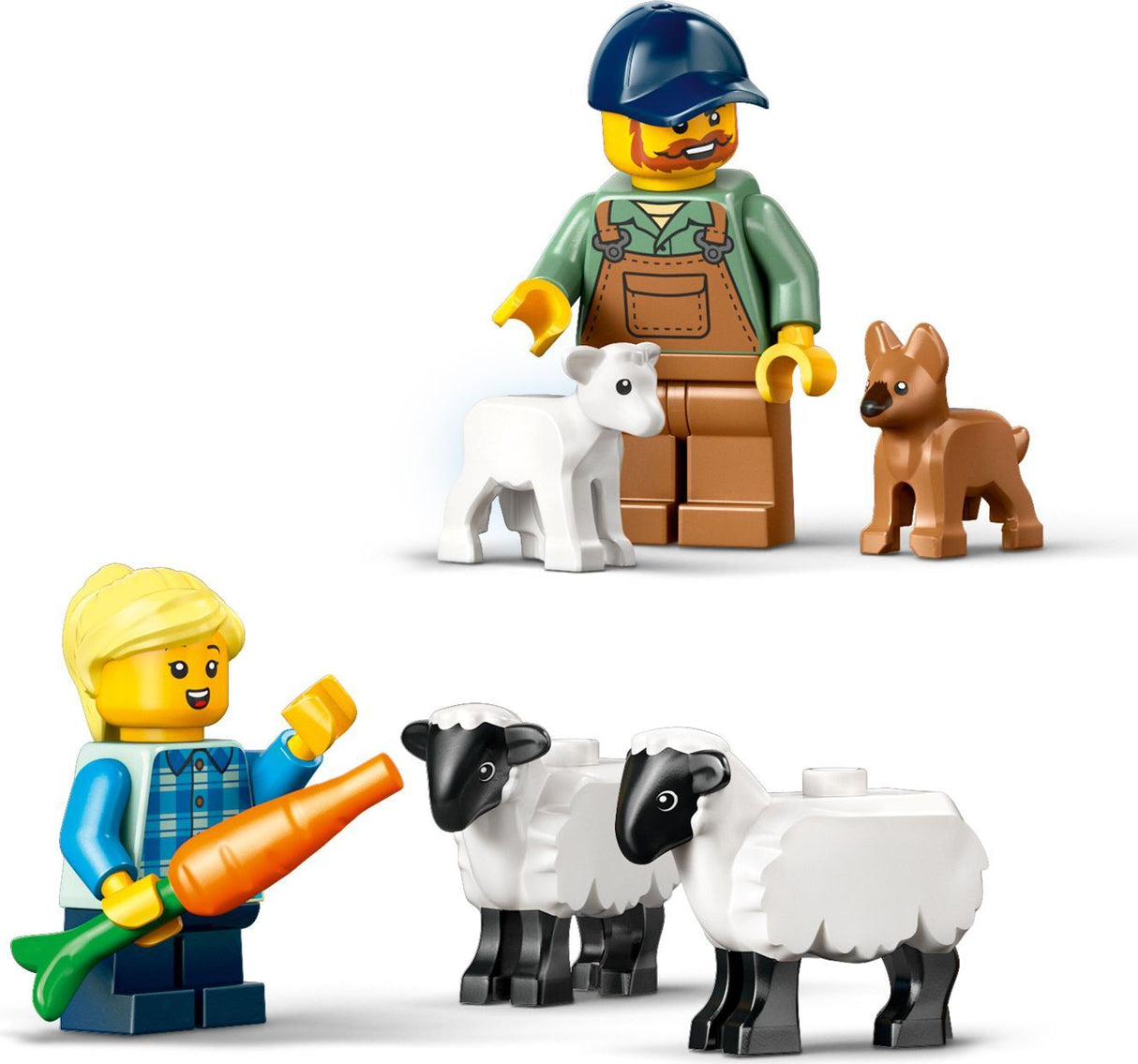 LEGO City Great Vehicles: Red Farm Tractor with Trailer & Sheep