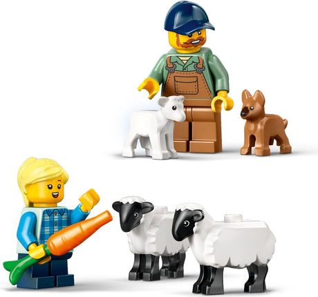 LEGO City Great Vehicles: Red Farm Tractor with Trailer & Sheep