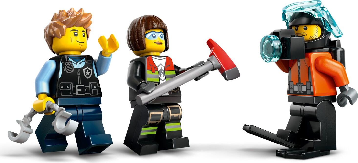 リィソニック Helicopter, Fire Truck & Submarine Remix 60462 | City | Buy online