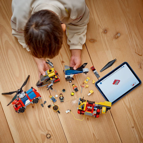 LEGO City Great Vehicles: Helicopter, Fire Truck & Submarine Remix