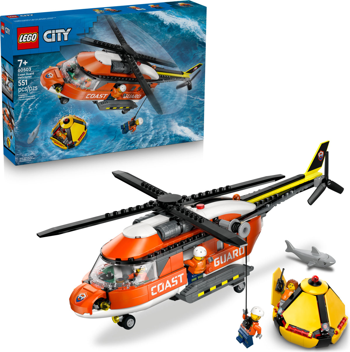 LEGO City Exploration: Coast Guard Helicopter – Geppetto's Toys