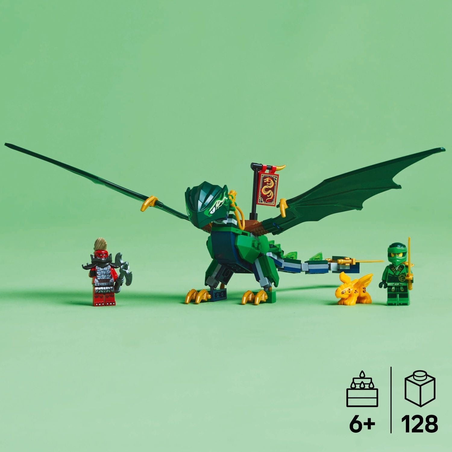 LEGO Ninjago: Lloyd's Green Forest Dragon – Geppetto's Toys