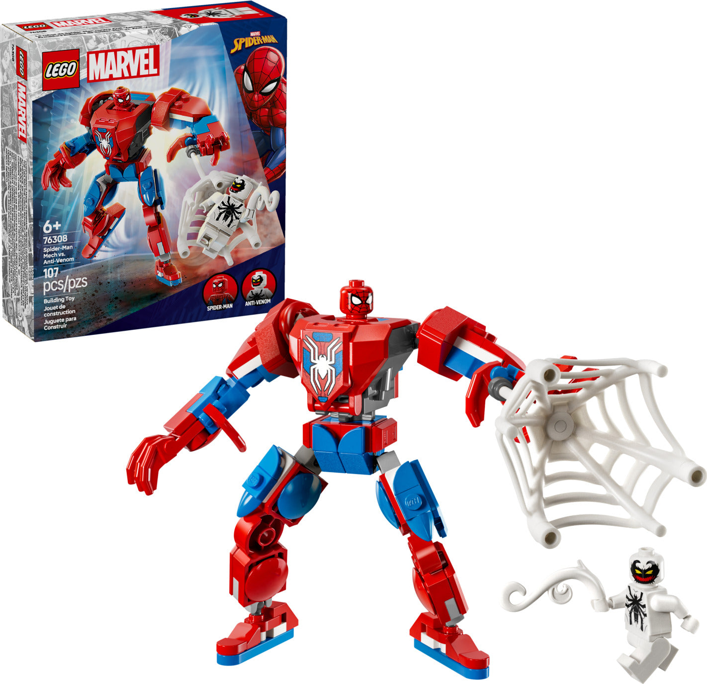 ウィンター ランダムトイ LEGO Super Heroes Marvel: Spider-Man Mech vs. Anti-Venom