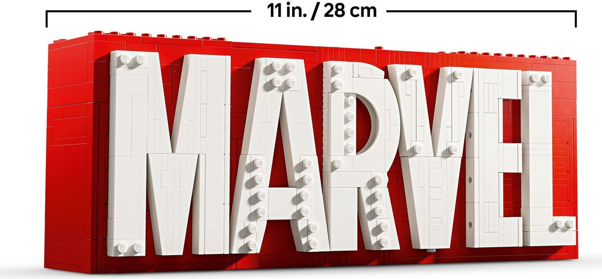 LEGO Super Heroes Marvel: MARVEL Logo & Minifigures