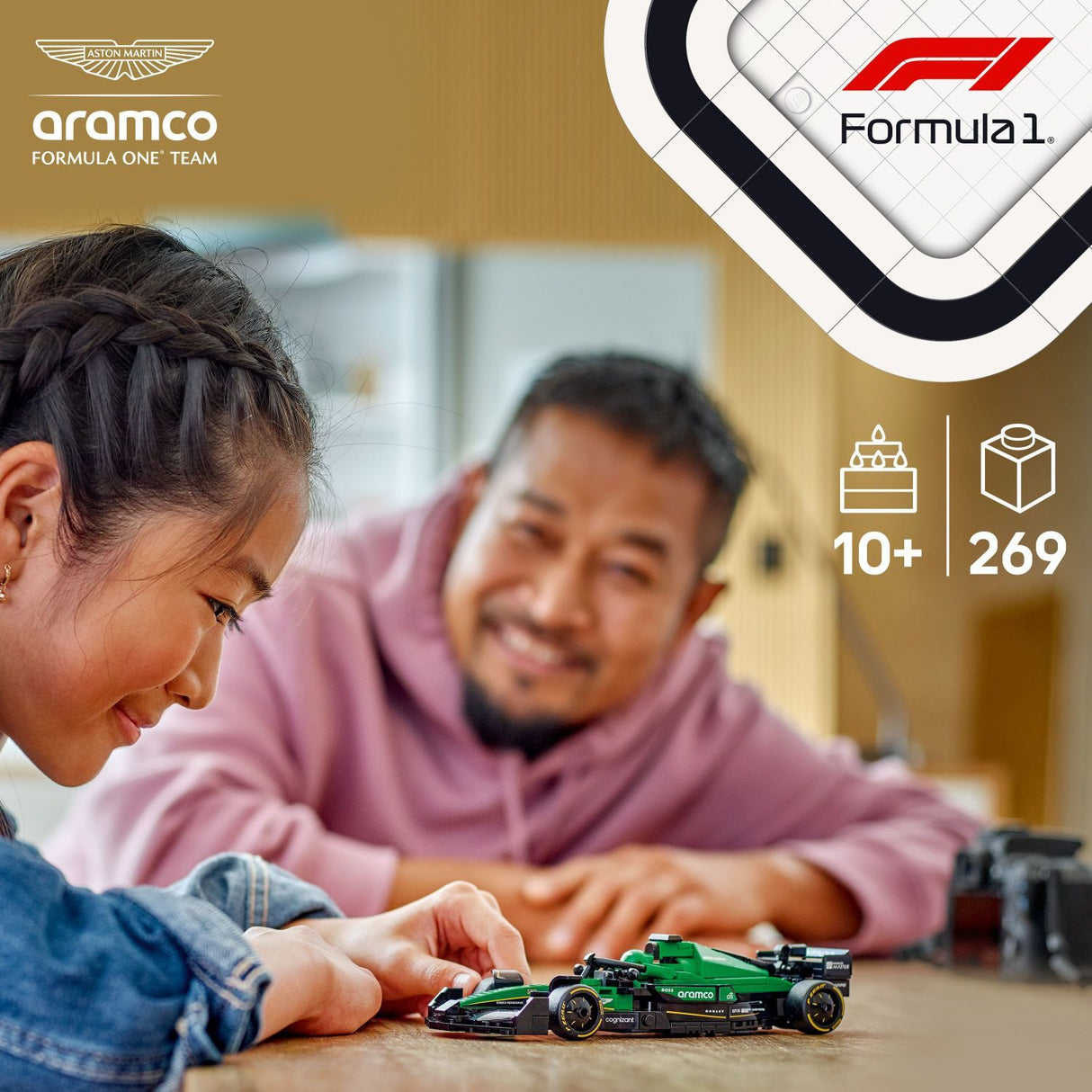 LEGO Speed Champions: Aston Martin Aramco F1® AMR24 Race Car
