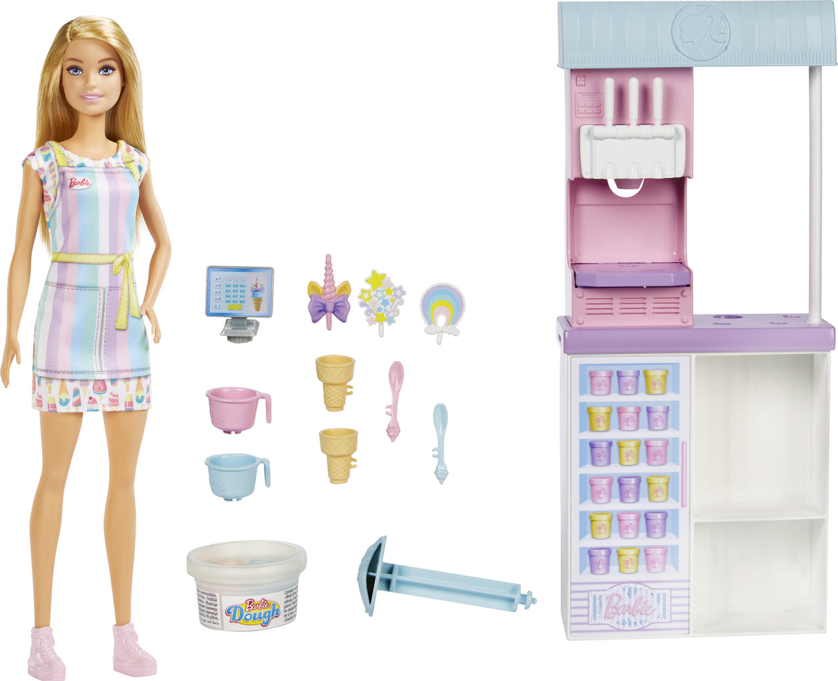 Barbie Ice Cream Shop Playset