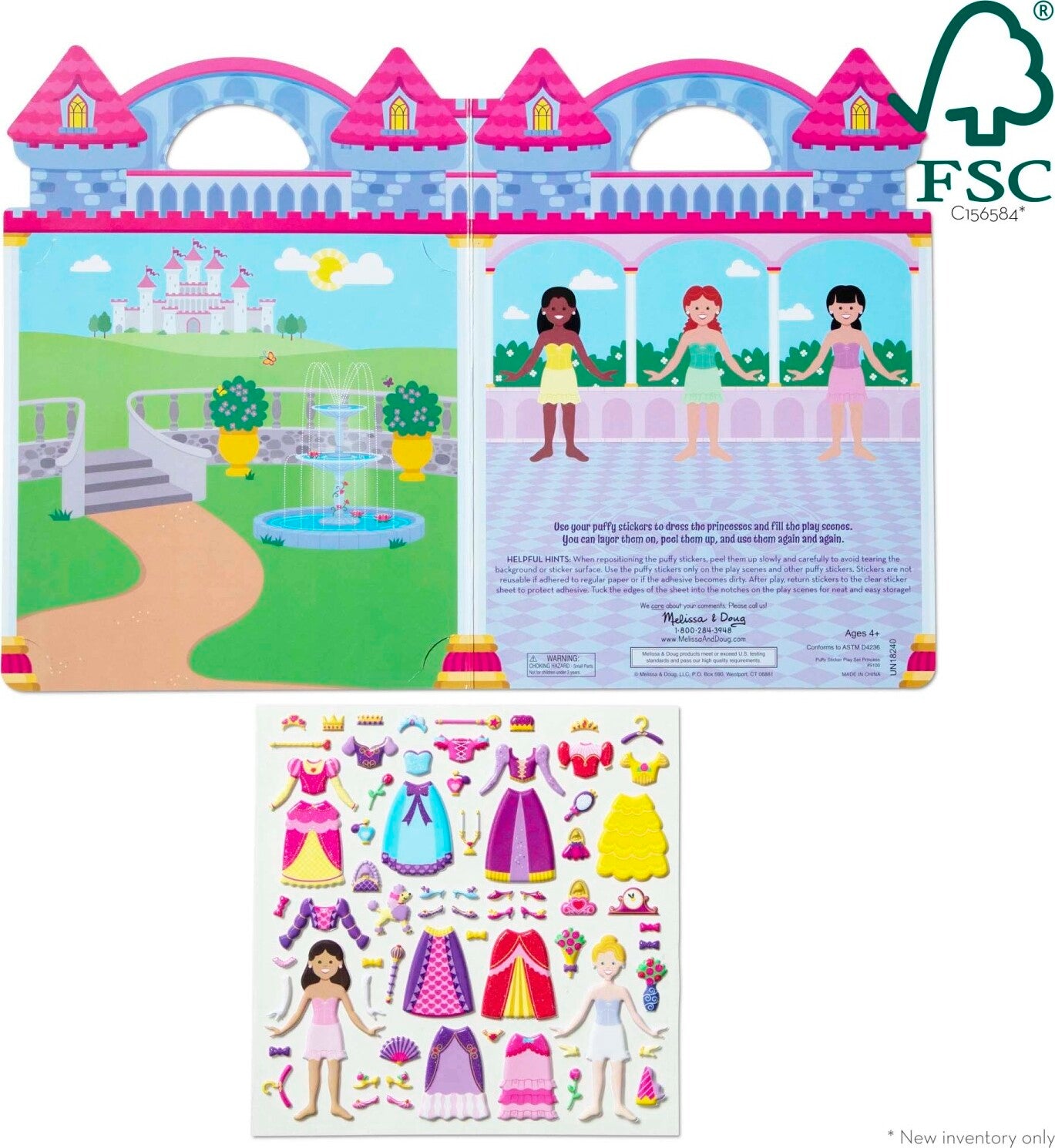 Puffy Stickers Play Set: Princess – Geppetto's Toys