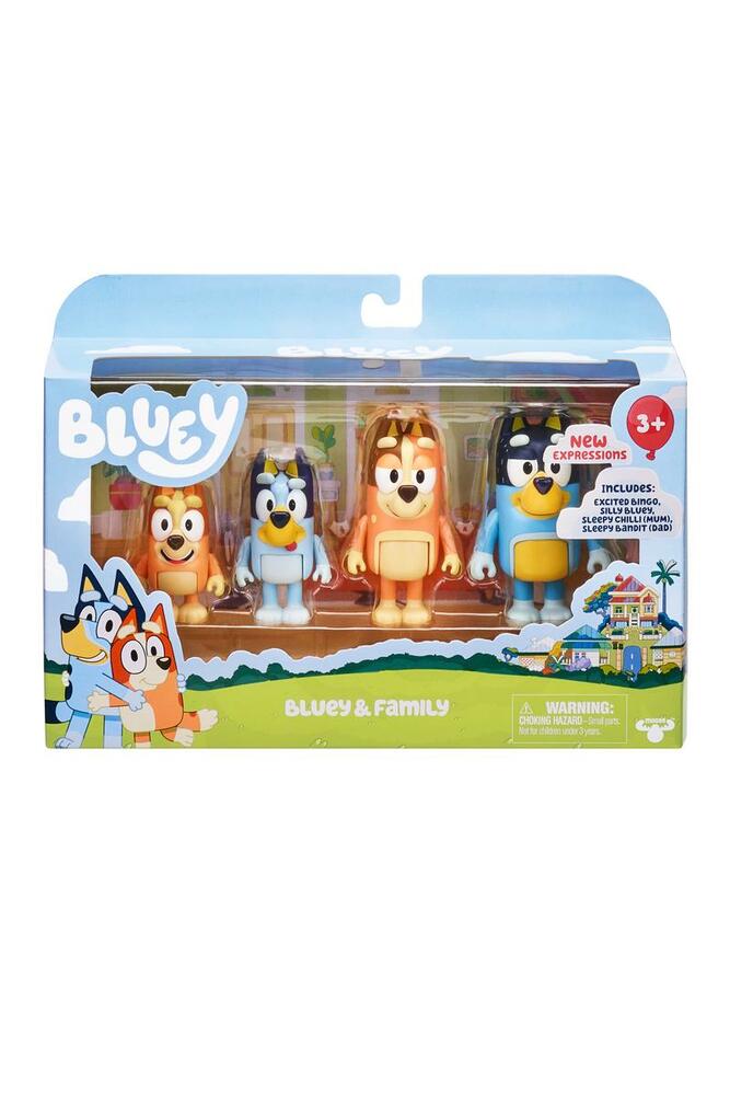 Bluey Figure 4 Pack (Assorted) – Series 5