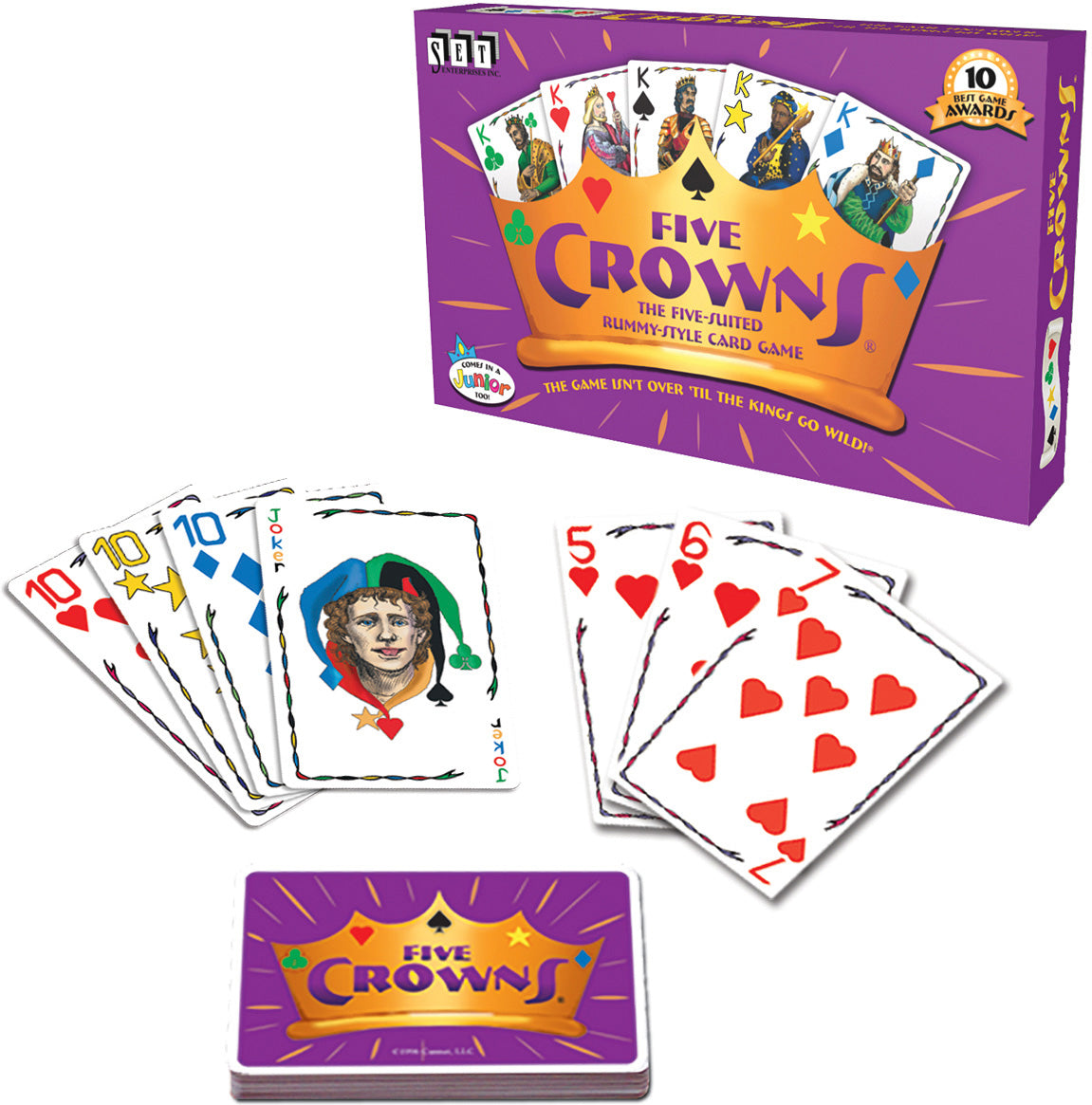 Crown Deck 5色セット Five Crowns – Geppetto's Toys