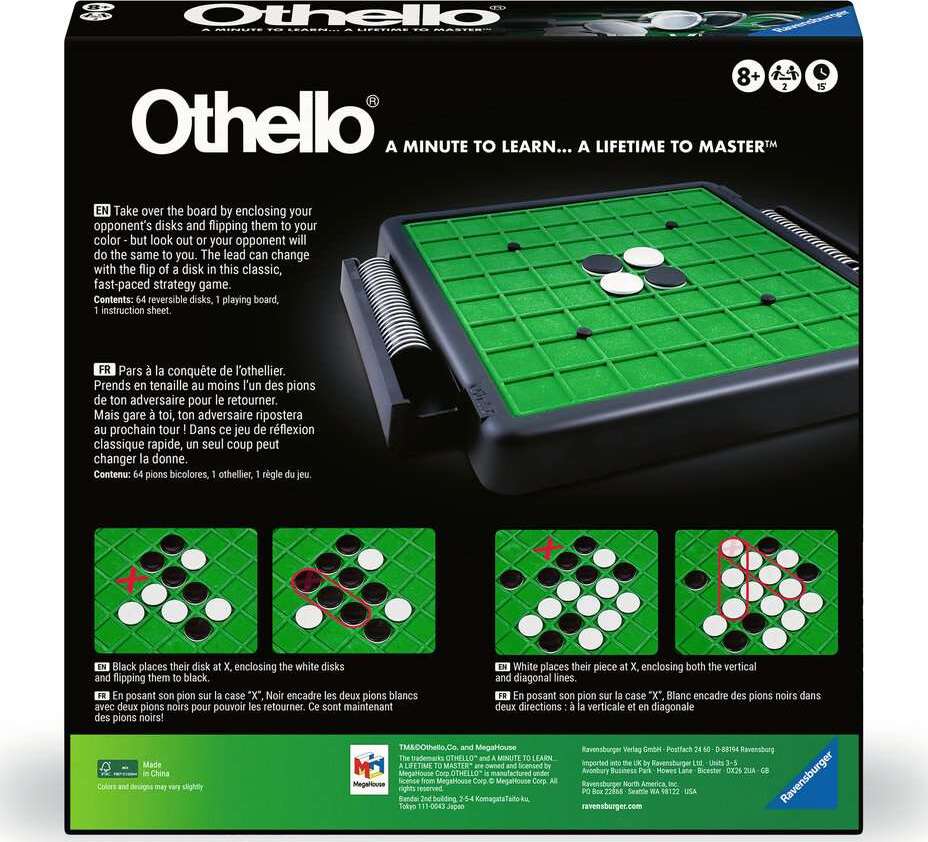 Othello Multivison ソフトセット Vintage Othello Game by Gabriel - A Minute to Learn, a Lifetime to