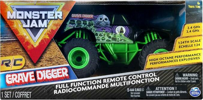 Monster Jam, Remote Control Monster Truck, 1:24 Scale – Geppetto's