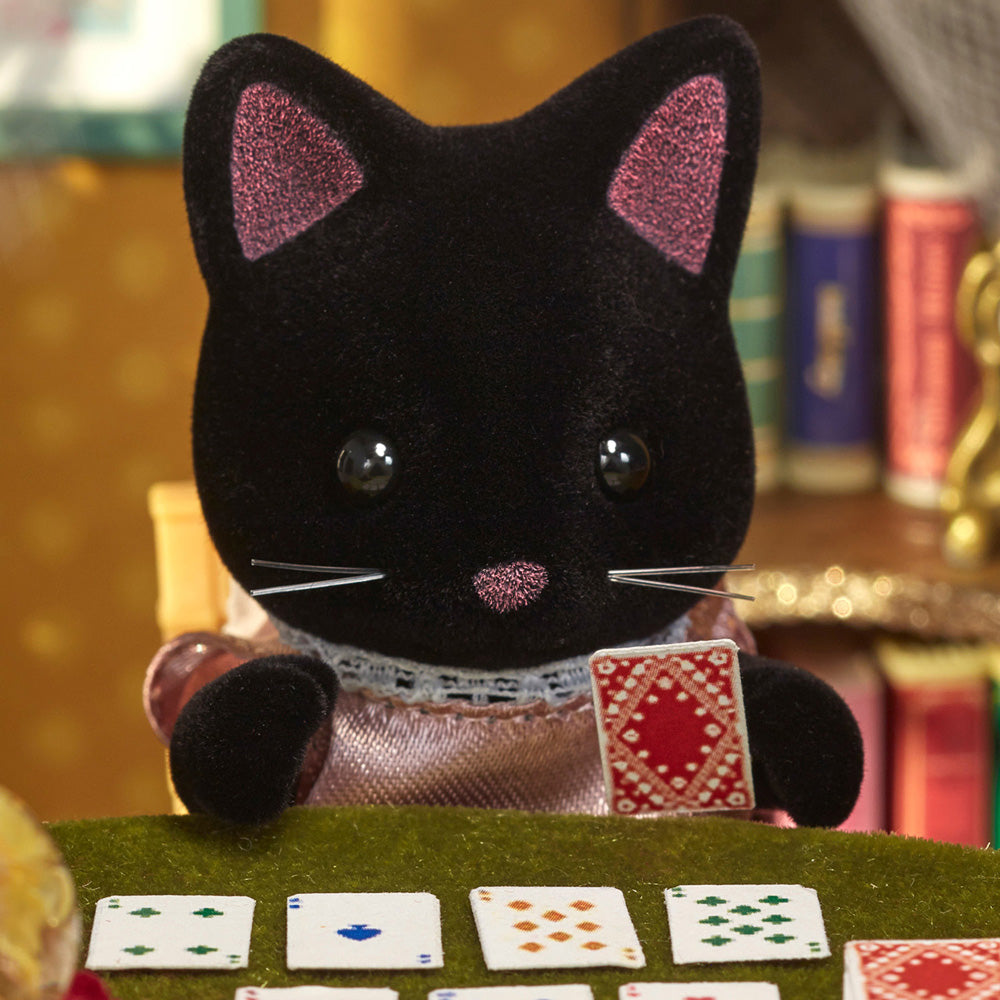 Calico Critters Midnight Cat Family