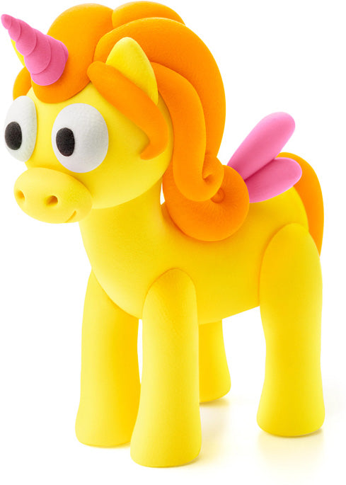 Hey Clay Rainbow Unicorns – Geppetto's Toys
