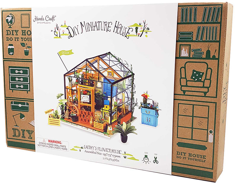 DIY Miniature House: Cathys Flower House – Geppetto's Toys