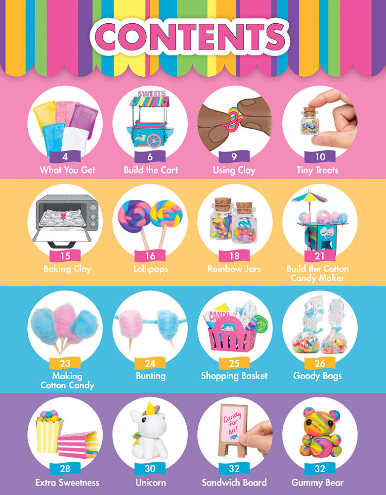 KLUTZ Mini Clay World Candy Cart – Geppetto's Toys