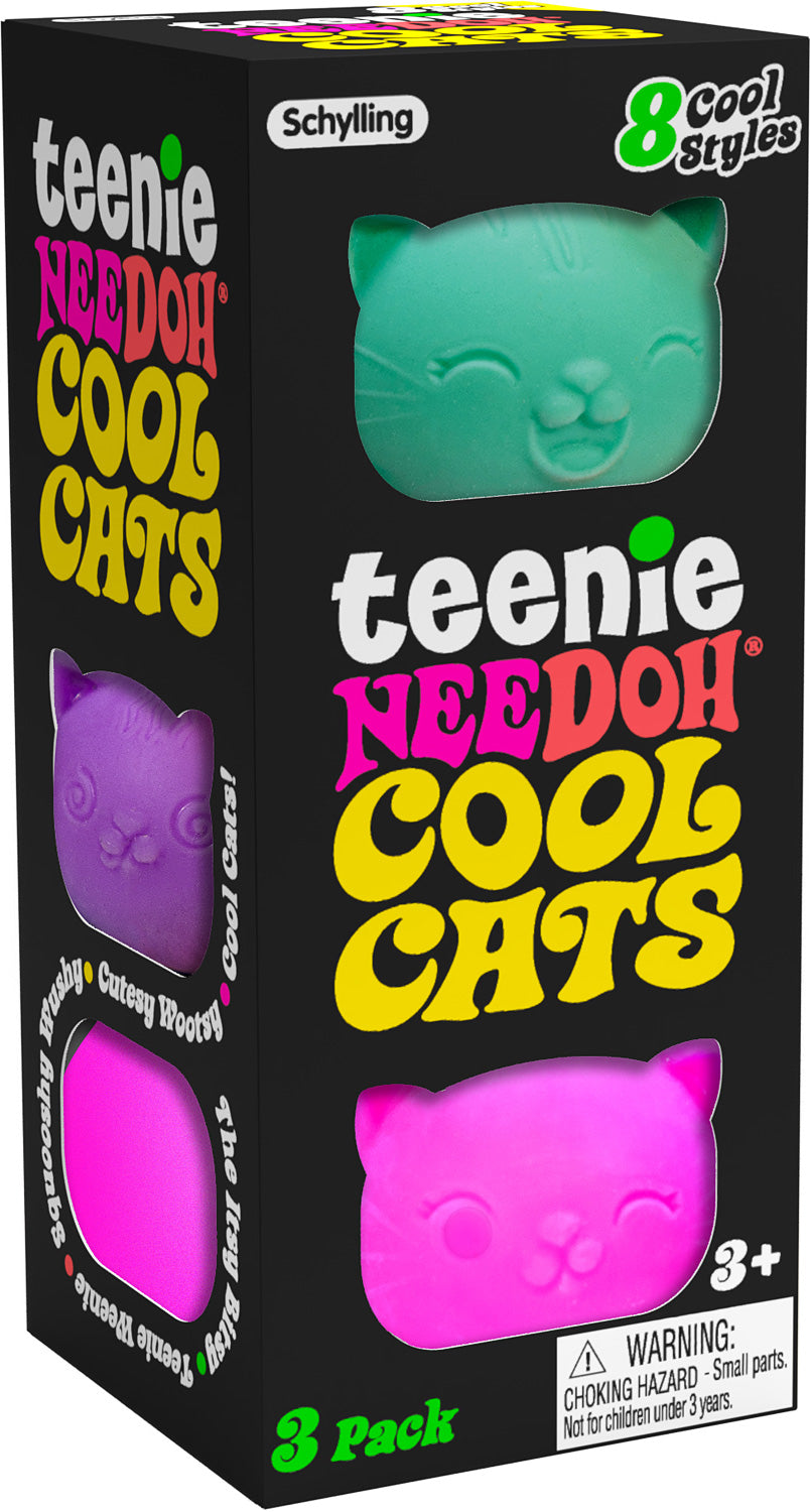 Teenie NeeDoh Cool Cats - 3 pk – Geppetto's Toys