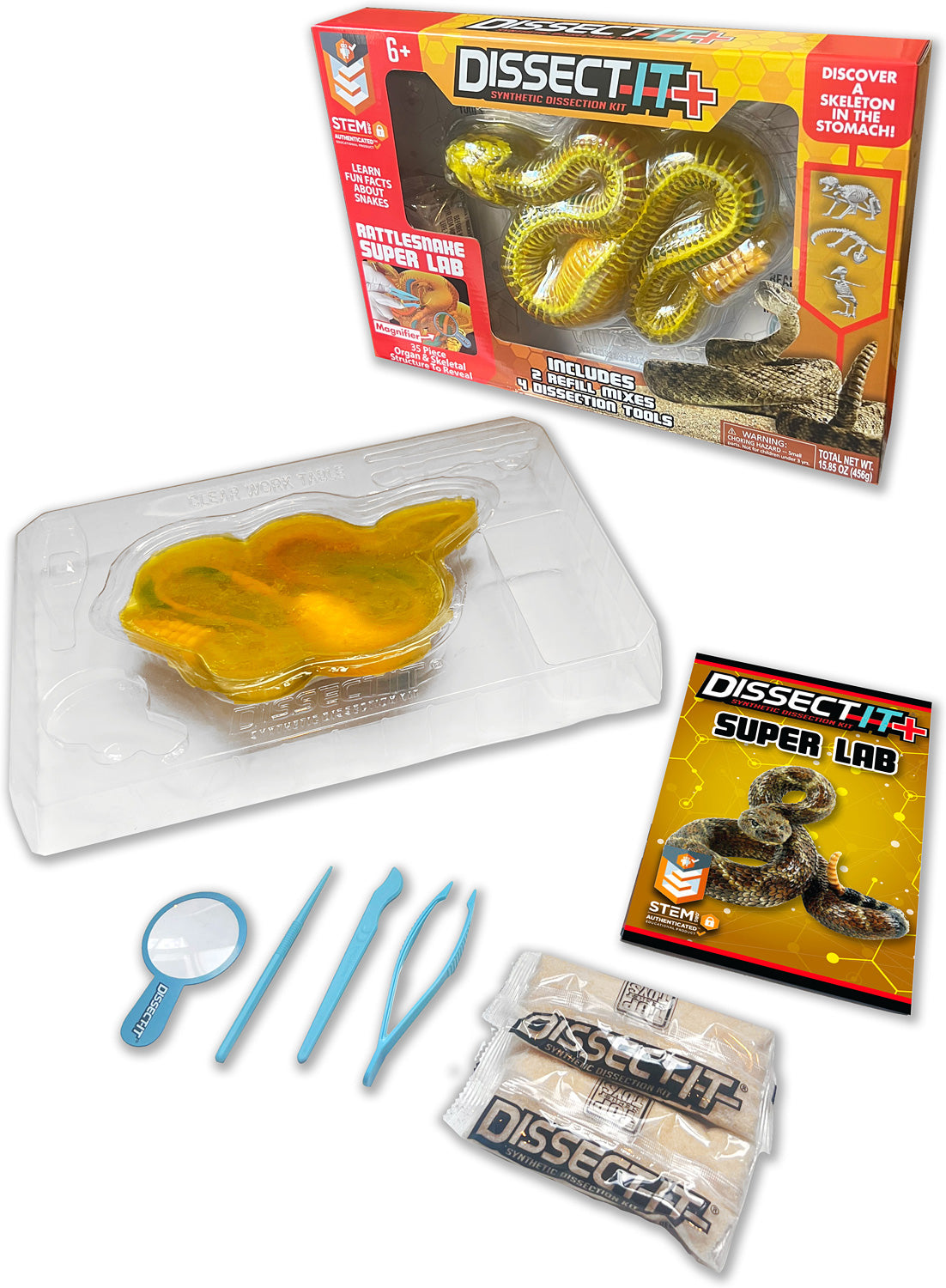 Dissect-It+ Rattlesnake Super Lab Kit – Geppetto's Toys