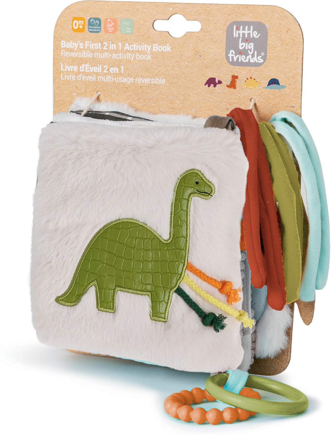 Babys First 2-in-1 Dino Activity Book