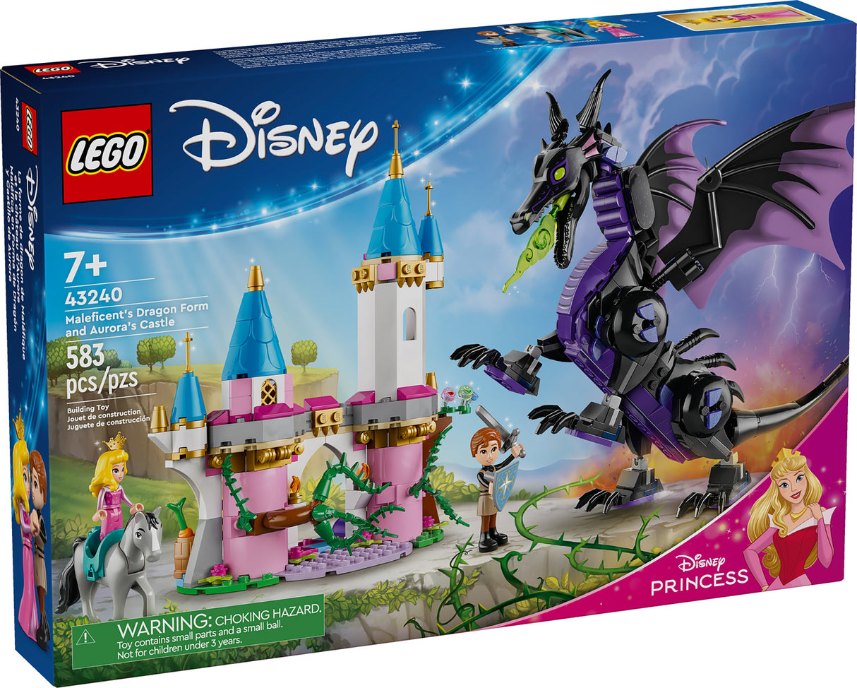 LEGO DISNEY PRINCESS Maleficents Dragon Form and Auroras Castle