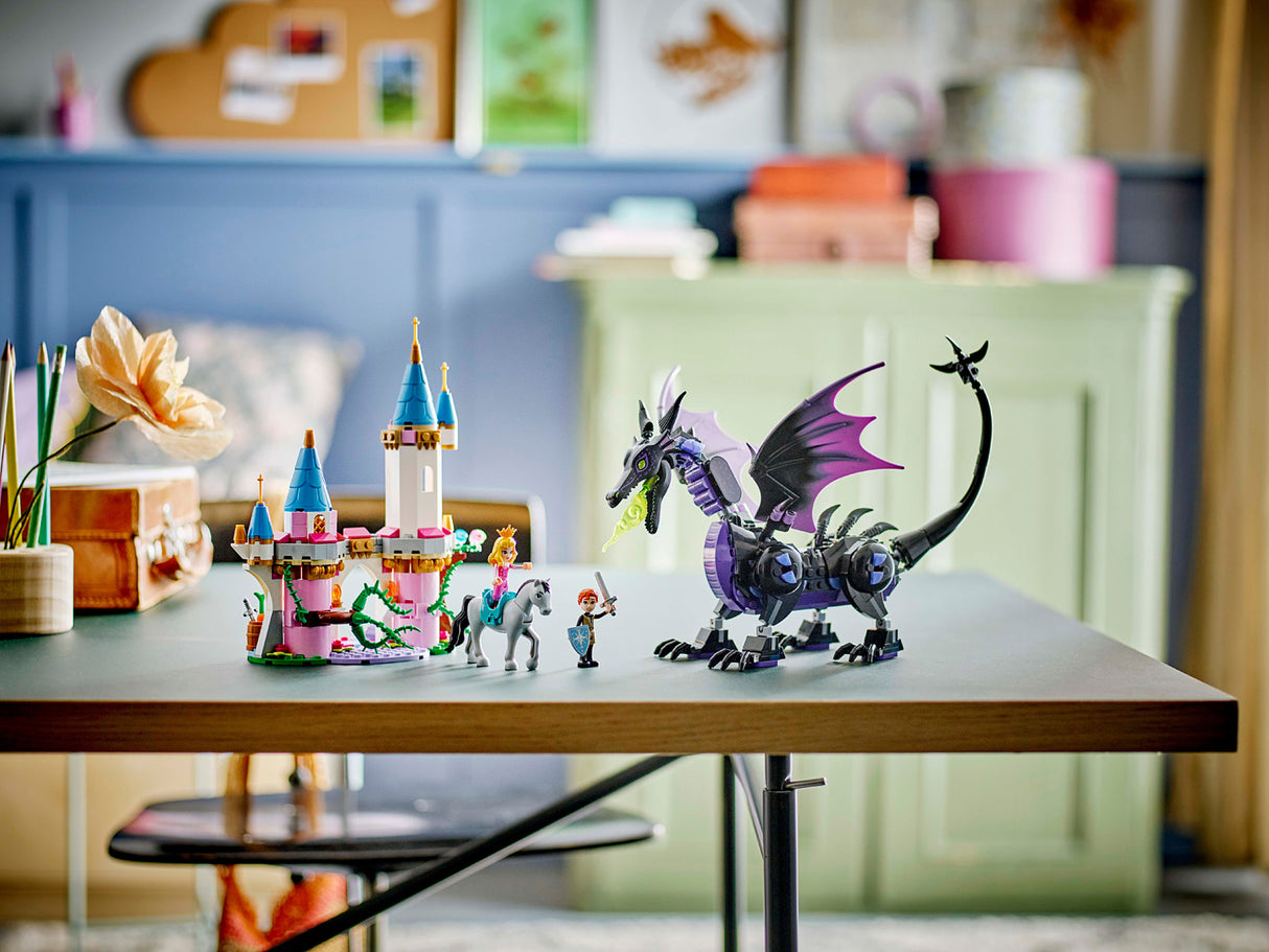 LEGO DISNEY PRINCESS Maleficents Dragon Form and Auroras Castle