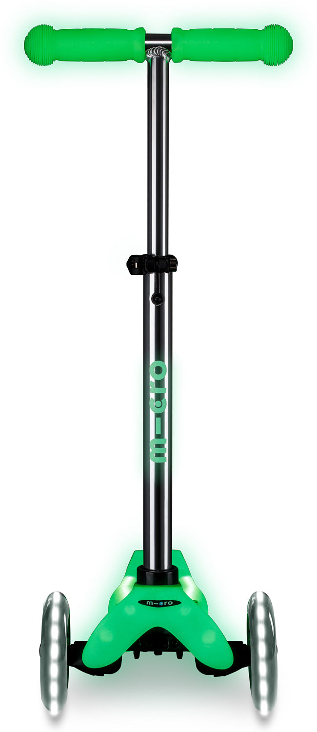 Micro Mini Deluxe Glow LED Plus Scooter - Icy Lime – Geppetto's Toys