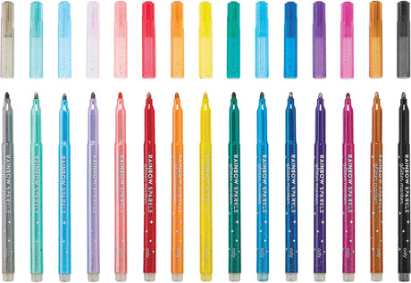OOLY Rainbow Sparkle Glitter Markers