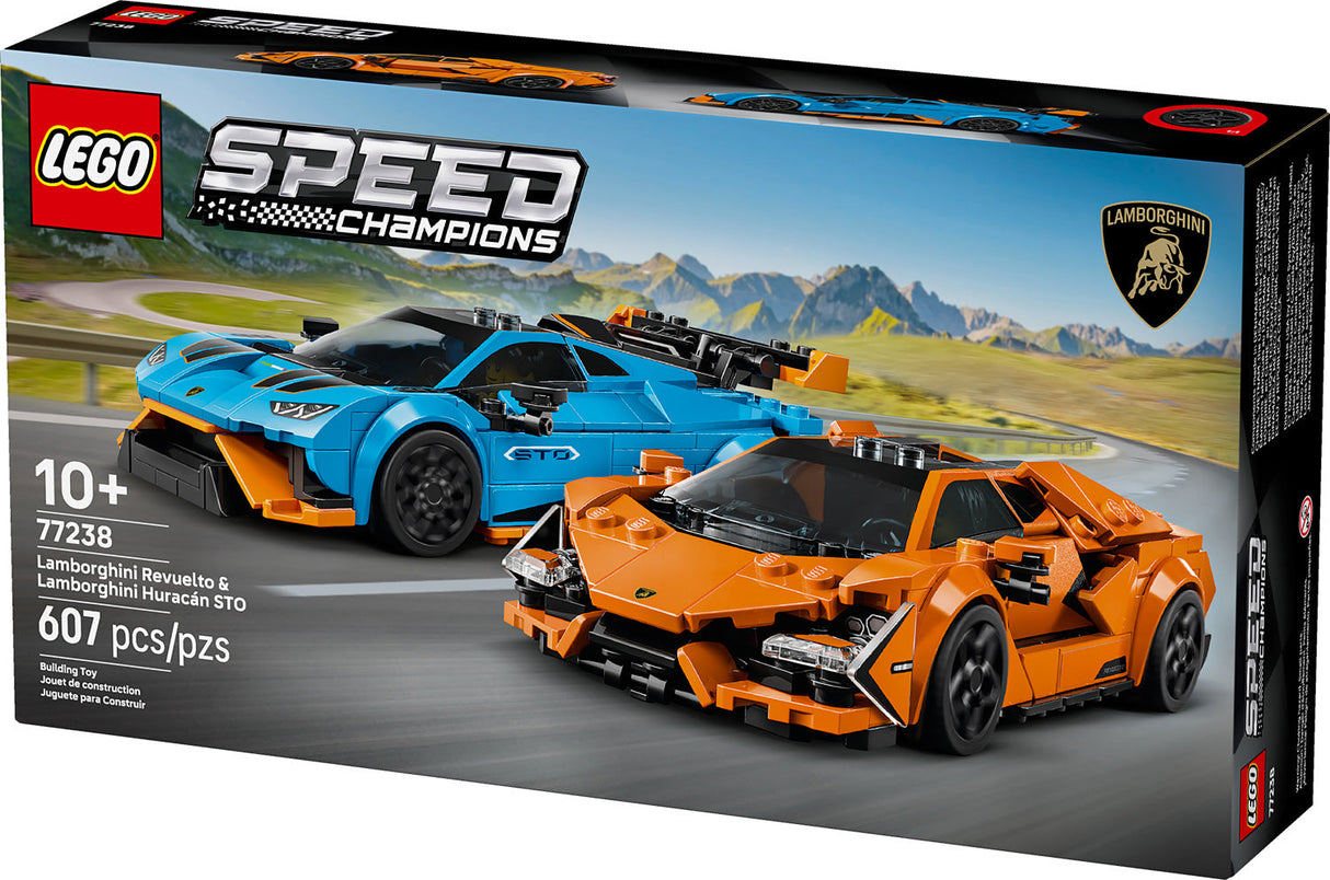 LEGO SPEED CHAMPIONS Lamborghini Revuelto & Lamborghini Huracán STO
