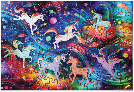 Unicorn Galaxy 100 pc Holographic Puzzle