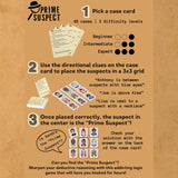 Prime Suspect Solo Card Game
