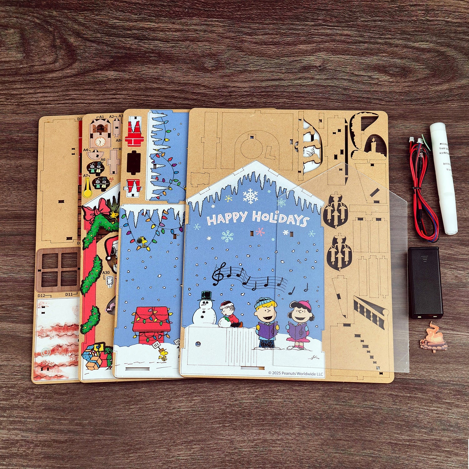 Peanuts Christmas DIY Book Nook Kit – Geppetto's Toys